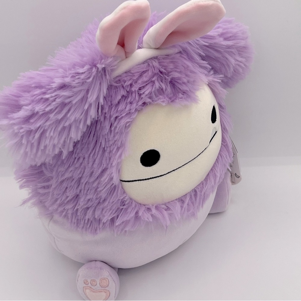 Squishmallows 8” Dilka the Purple Easter Bigfoot - Picture 3 of 8